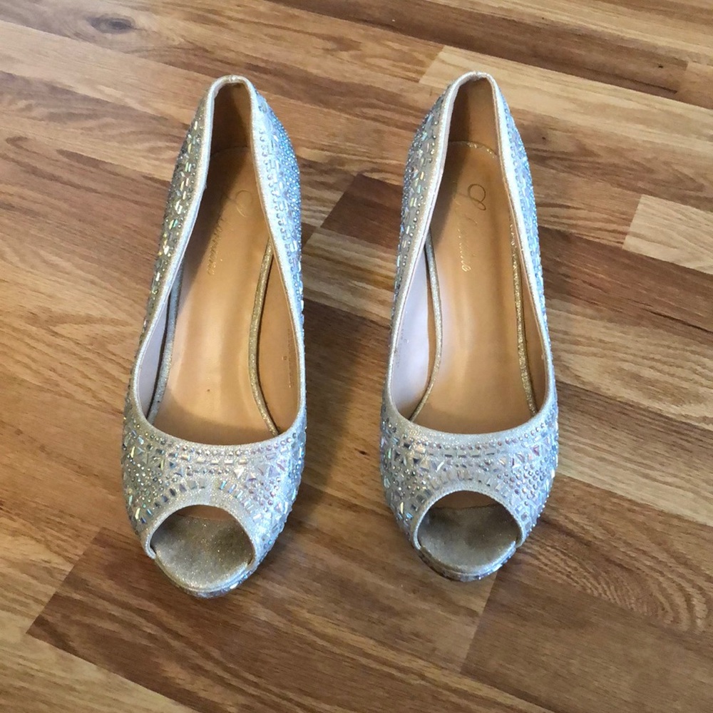 Rhinestone heels